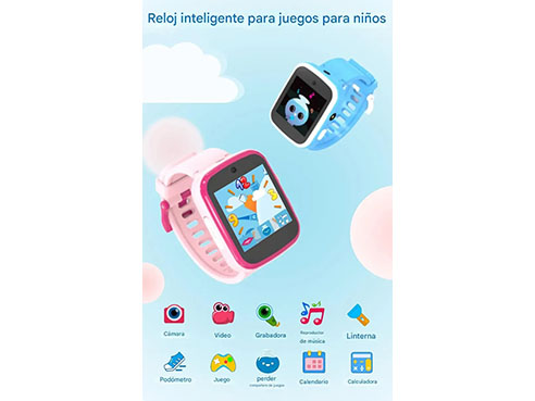 Smart Watch Niños Reloj Inteligente Juegos Kids Camara W11 Blanca Sport