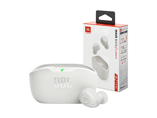 Auriculares JBL Inalámbricos Wave Buds Blanco