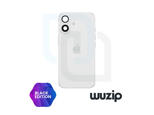 Tapa Bateria Trasera iPhone 16 Blanco C/lentes de camaras