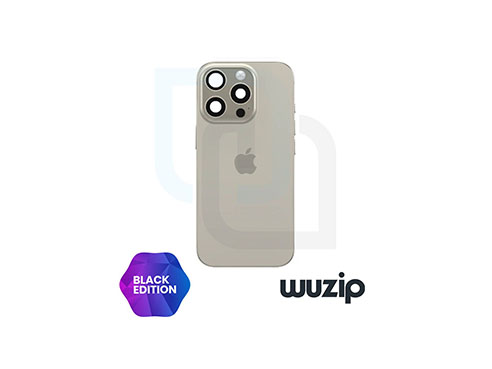 Tapa Bateria Trasera iPhone 16 Pro Max Natural C/lentes de camaras