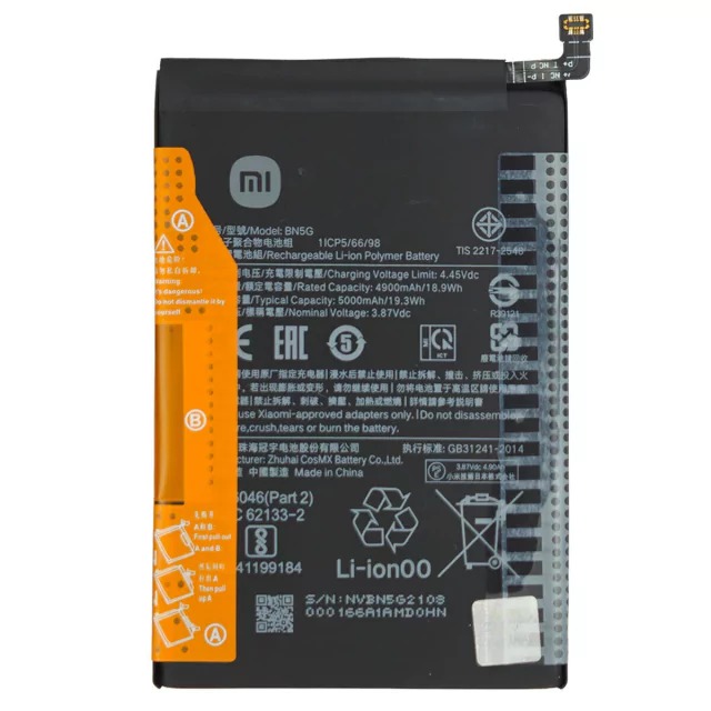 Bateria Xiaomi BN5G 10C - 10A  ORIGINAL