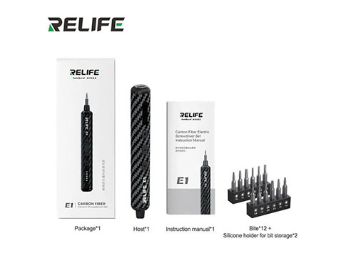 DESTORNILLADOR ELECTRICO Carbon fiber RELIFE E1