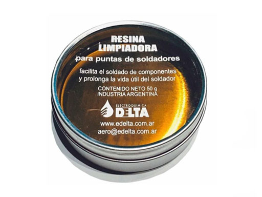 Resina de limpieza, para mantenimiento de soldadores DELTA