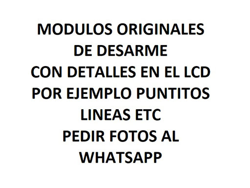 Modulo Motorola Moto G72 XT2255 CLASE C ORIGINAL C/Marco