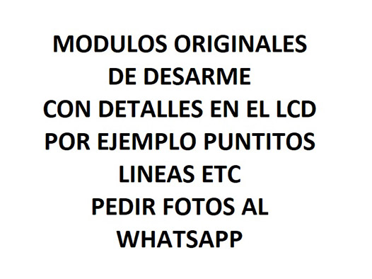 Modulo Motorola Moto G9 Power CLASE C ORIGINAL C/Marco
