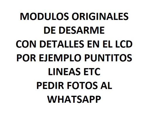 Modulo Motorola Moto G13 / G23 XT2333 CLASE C ORIGINAL C/Marco