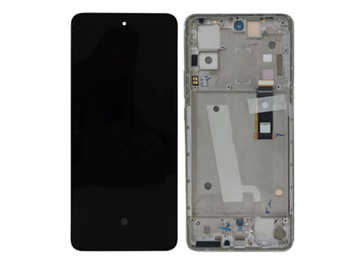 Modulo Motorola Moto EDGE 30 XT2203 Plateado CLASE B ORIGINAL C/Marco