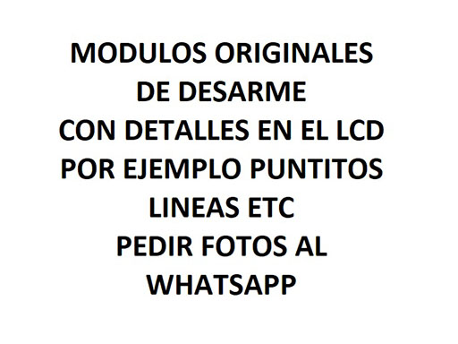 Modulo Motorola Moto G200 XT2175 CLASE C c/Marco ORIGINAL