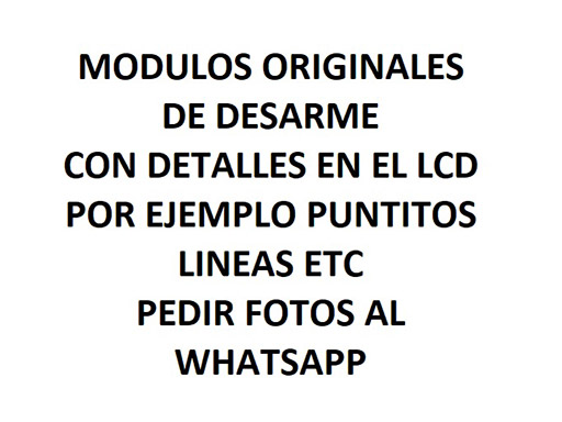 Modulo Motorola Moto E32 XT2227 CLASE C ORIGINAL c/Marco