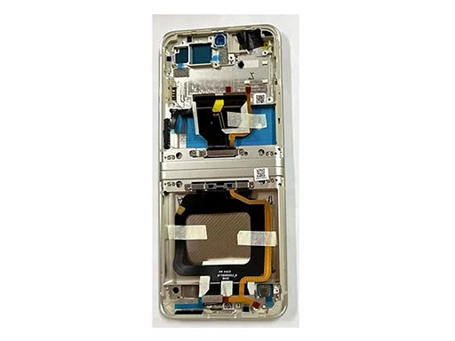 Modulo Motorola Moto Razr 40 Plateado ORIGINAL c/Marco