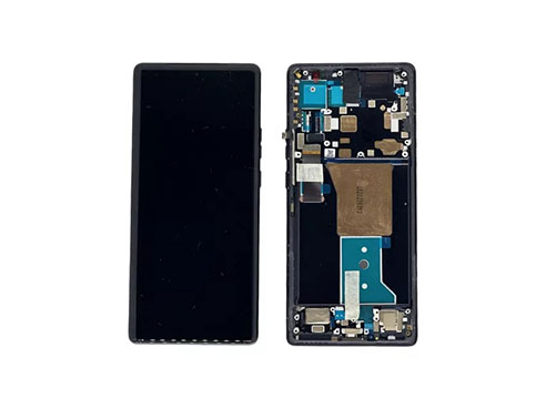 Modulo Motorola Moto EDGE 40 Pro XT2301 CLASE A Negro ORIGINAL c/Marco