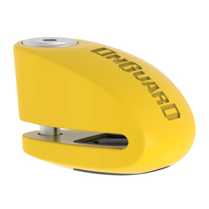 TRABA DISCO C/ALARMA 120db ONGUARD 8258 AMARILLO 6mm [OG23104]