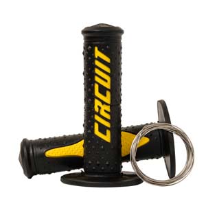 PUÑO ELECTRA RACING NEGRO/AMARILLO (JGO) CIRCUIT [CIR222]