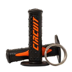 PUÑO ELECTRA RACING NEGRO/NARANJA (JGO) CIRCUIT [CIR224]