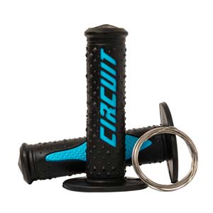 PUÑO ELECTRA RACING NEGRO/AZUL FLUO (JGO) CIRCUIT [CIR226]