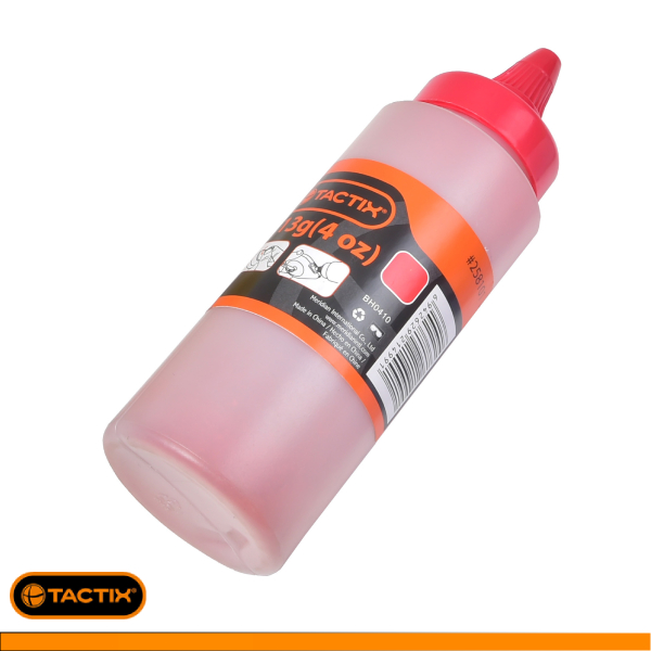 258101-Marcador de Tiza - Polvo Color Rojo 113G / 4OZ