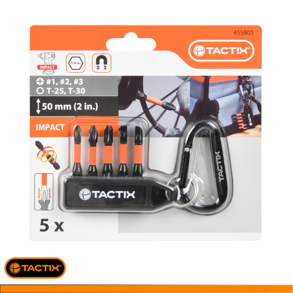 455805-Juego de 5 Puntas de Impacto