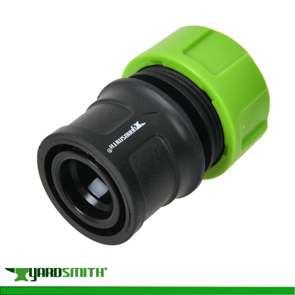 621306-Conector de Manguera con Válvula de Corte Automática 19MM (3/4 Pulg)