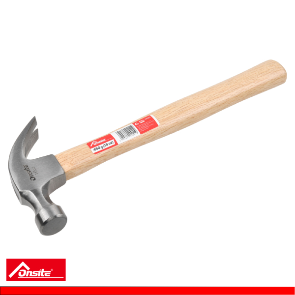 706305-Martillo de Garra/Mango de Madera 450G (16 Oz)