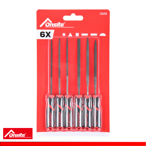 720206-Juego de 6 Mini Limas 150MM (6 Pulg.)