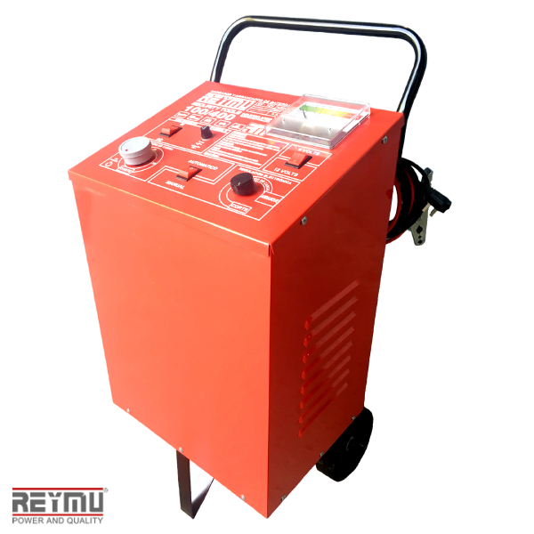 R467-Cargador Arrancador de Baterías 100/500 C/Carro