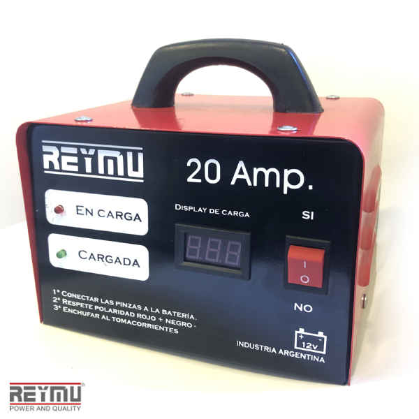 R471-Cargador de Baterías Digital 20 AMP.