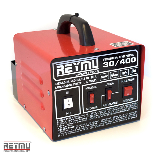 R475-Cargador Arrancador de Baterías 30/400 C/Comando